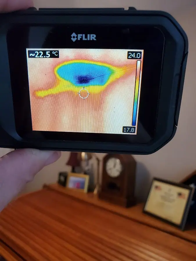 Thermal imaging inspection for water damage in Riverdale